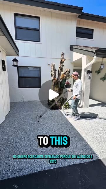 Patio complete epoxy transformation