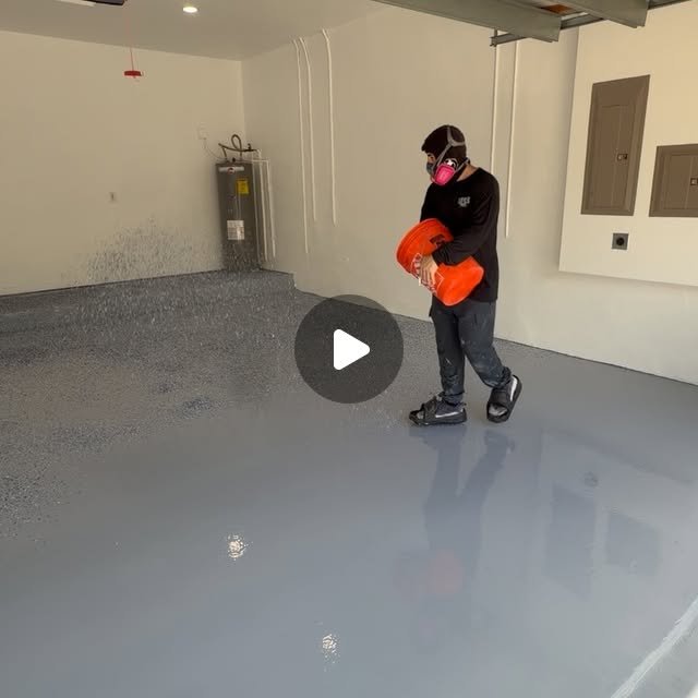 Garage epoxy floor transformation in South Florida by Epoxy City